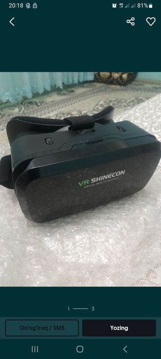 VR SHINECON G04 achki telefonga tushadi