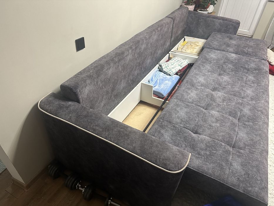 Продается стильный диван, цвет графит