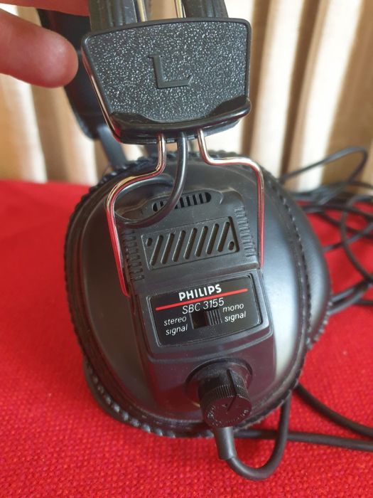 Căști stereo Philips SBC3155 vintage anii '80.