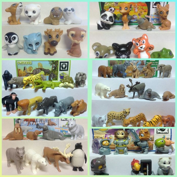 Серии Киндер игрушек