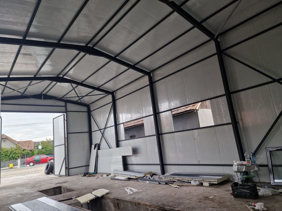 Vand hale metalice asiguram si montaj lucrăm fără avans