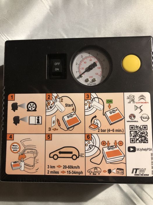 Заводски компресор за гуми за кола и джип. Оригинален, няколко модела
