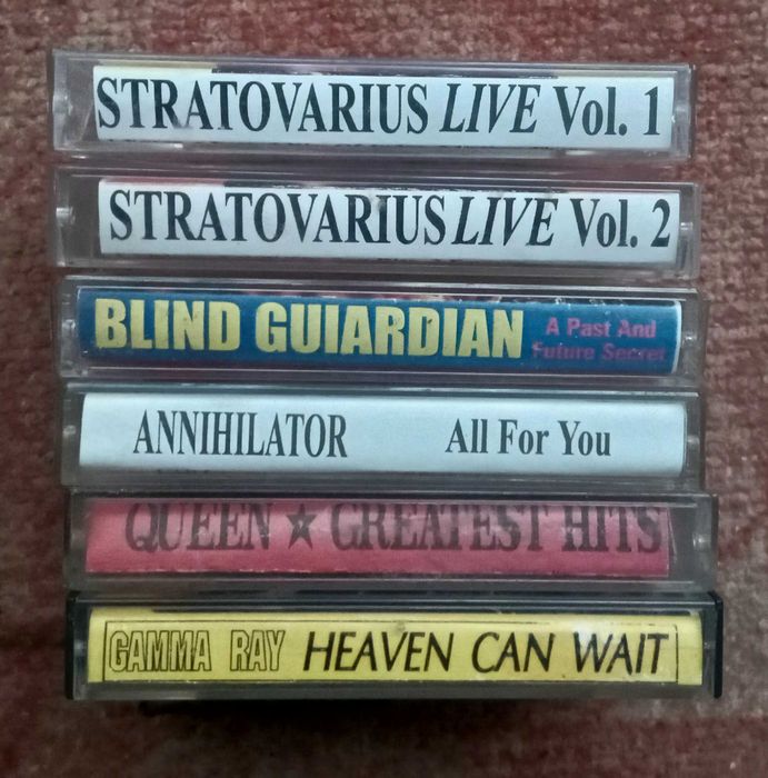 Аудио касети рок, метъл и др. по 4,00 лева