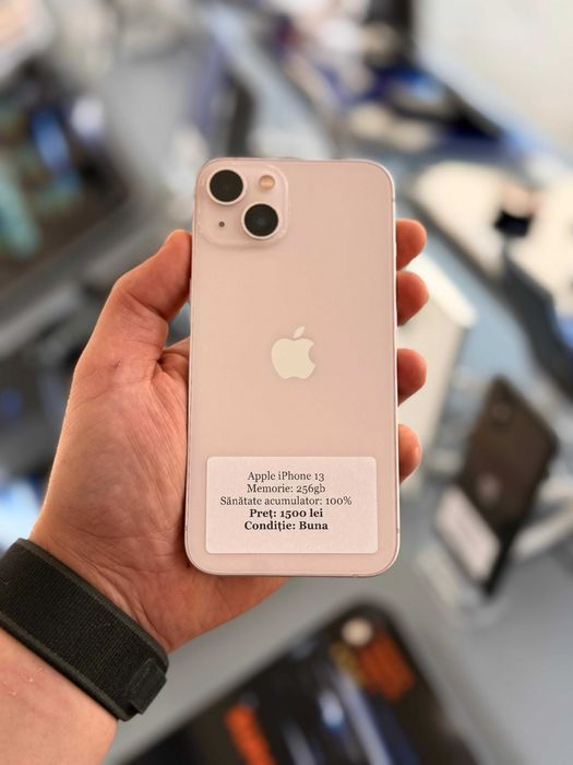 Apple Iphone 13  - 256 gb - impecabil - 100% baterie -