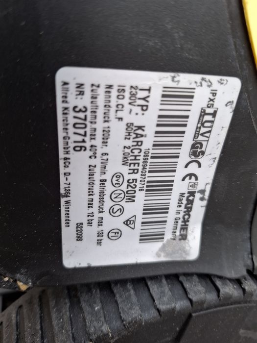 Karcher K5.20 M. Aparat de spalat cu presiune.