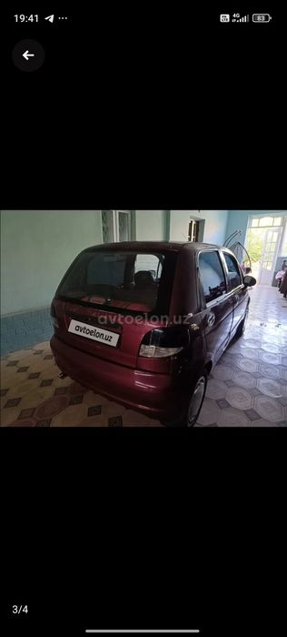 Matiz gaz benzin 2007 mator kap rem 4 yangi balon