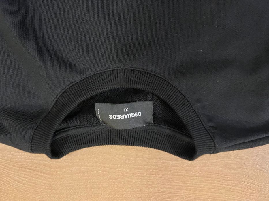 Dsquired2 мъжка черна блуза с дълъг ръкав