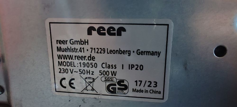 Incalzitor reer 500 w