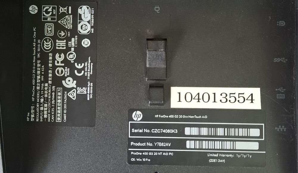 Моноблок Hp Core i3-6100T