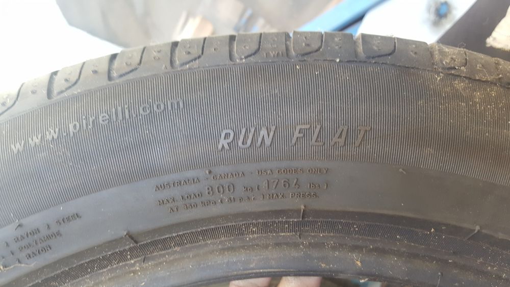 Гуми 245 50 18 4 броя пирели рън флат