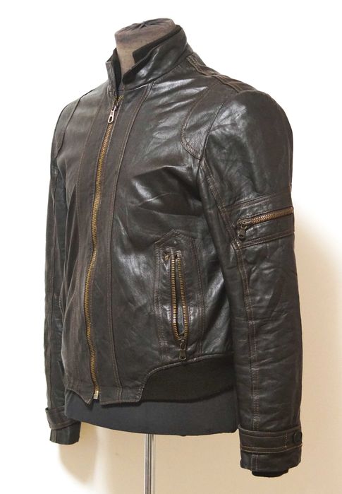 Geaca piele Officina 36 maro marimea M