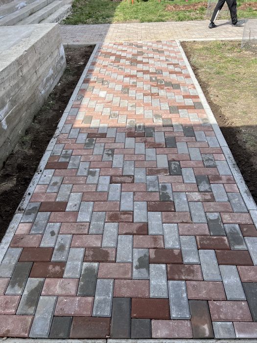 Брусчатка укладка брусчатки
