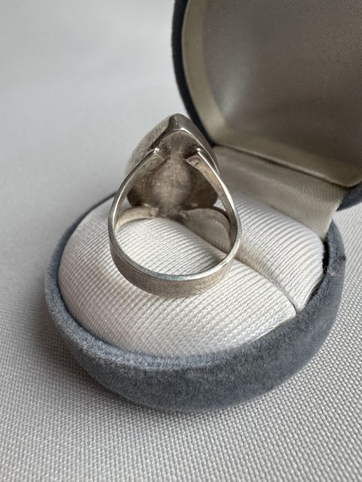 Inel din argint si larimar