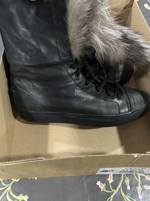 Дамски боти Daris N39 с естествен косъм