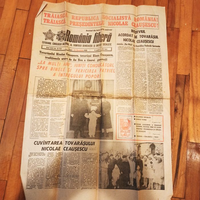 Farfurie Romania libera 1988