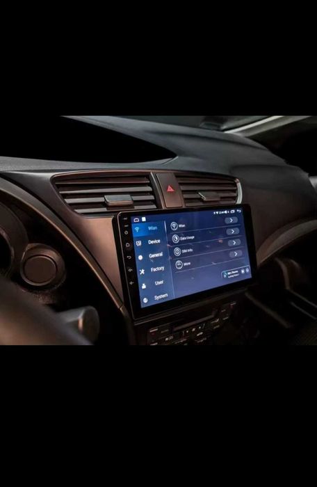 Navigatie android Honda Civic Waze YouTube Bluetooth