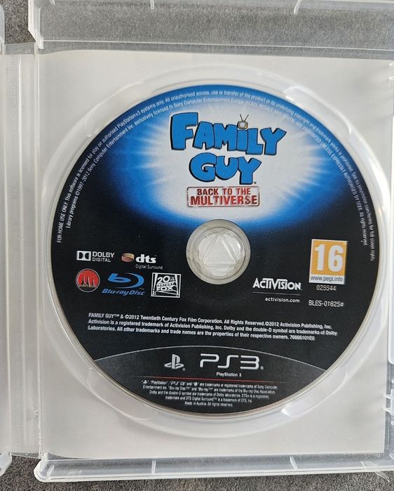 Vand cd ps3 family guy