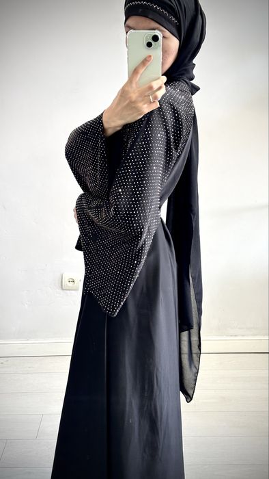 Вечернее платье абайка с блестками