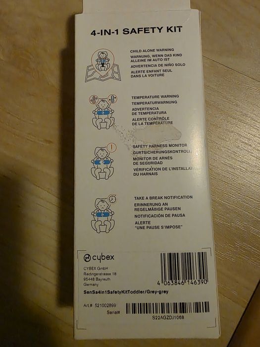 Cybex SensorSafe 4 în 1 Grey - scaun copii