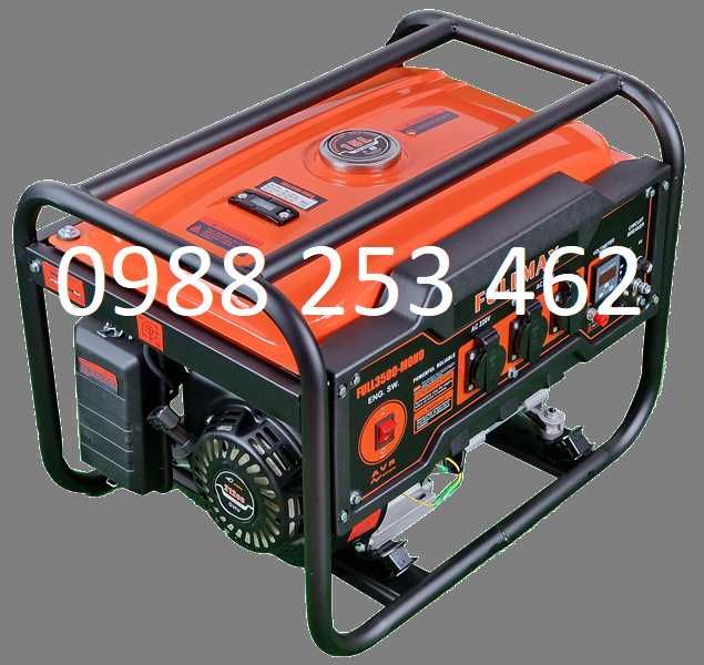 3,5 KW Генератор за ток монофазни 7 Hp с дисплей с ръчен старт