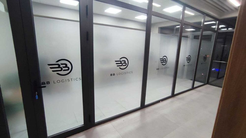 Матовая пленка для окон | Наклейка | Тонировка | Туманка наклейки