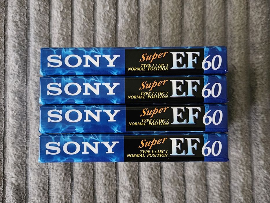 4 Casete Audio Sony EF60 Japan