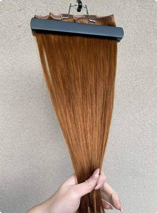 Естествена коса екстеншъни