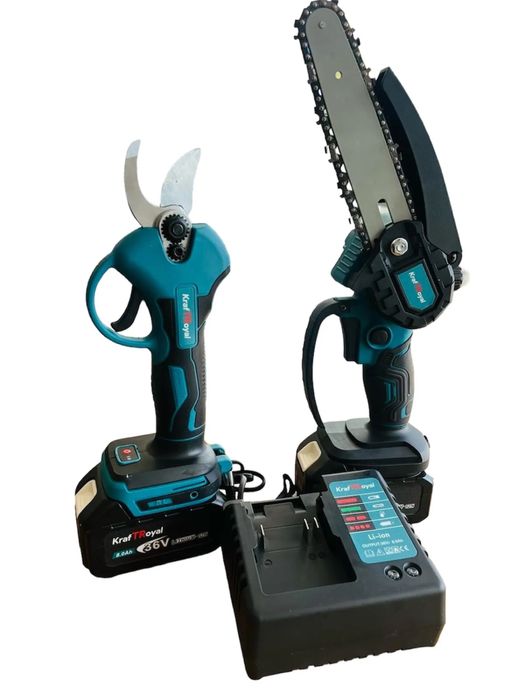 2вl Акумулаторна Безчеткова Лозарска Ножица и Резачка 36V