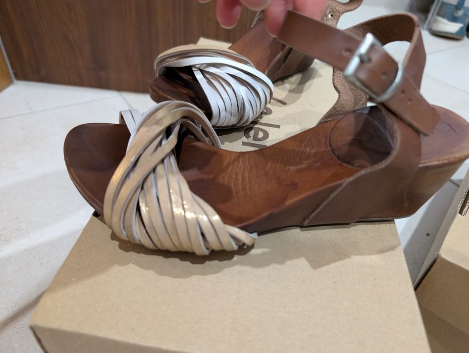 Летни сандали официални 3 чифта 37н