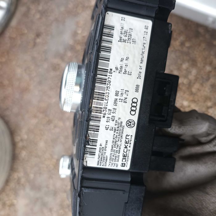 consola MMI butoane audi a8 d3 2007