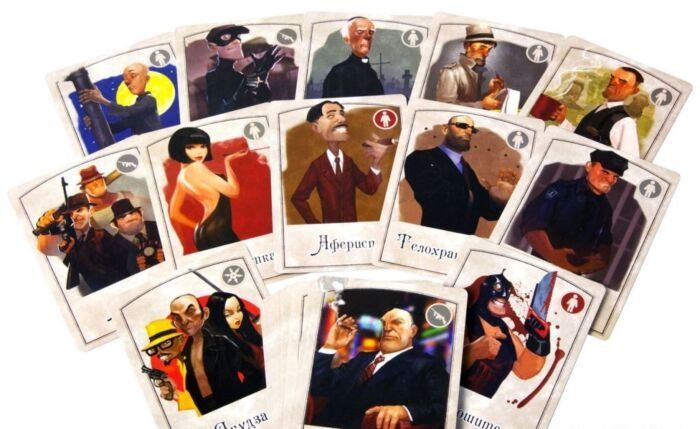 Настольная игра Mafia с масками