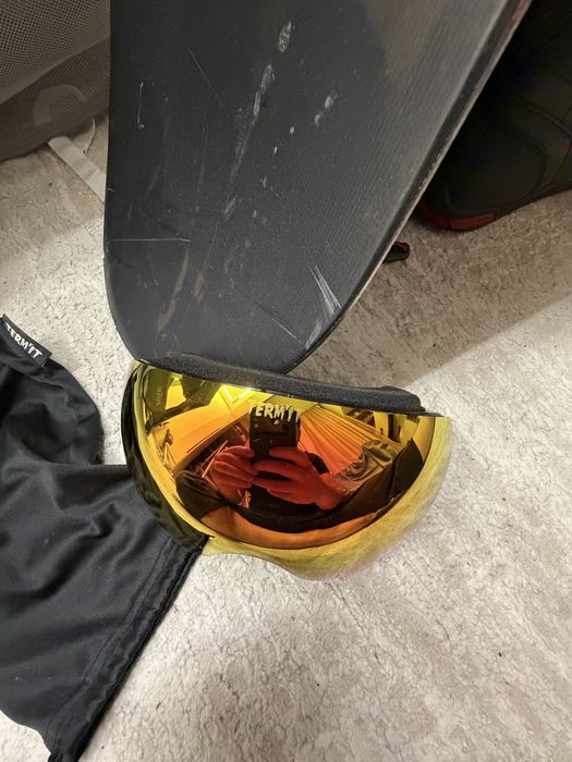 Сноуборд и ботинки k2 , очки termit , шлем