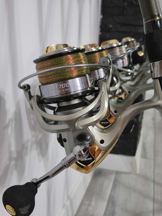 Set Pescuit Crap/Râu: Lansetă FL Strong River 3.30m (3.5lbs) + Mulinetă Saimino YT7000 (cu fir monofilament)