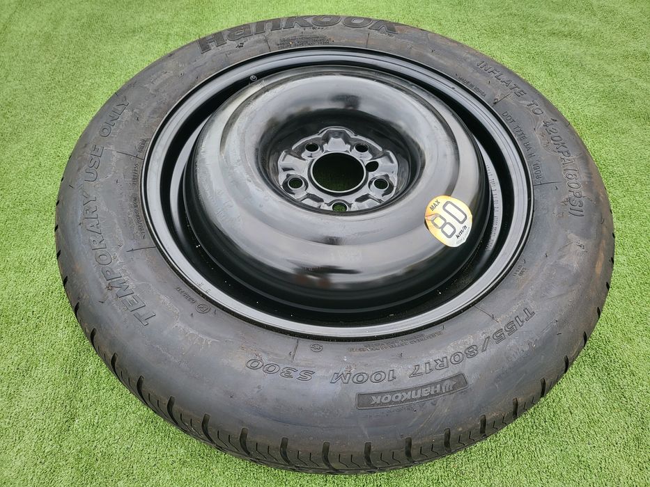 Резервна гума патерица 17 5х114,3 66,1мм. Нисан,Дачия,Nissan,Dacia