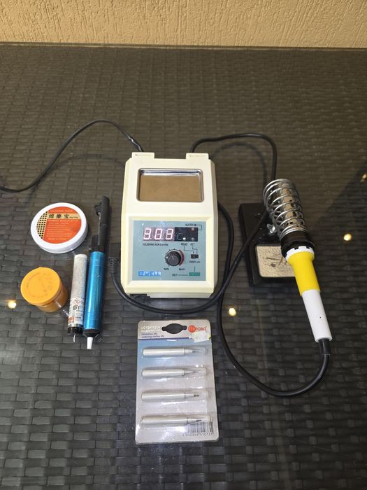 Stație de lipit digitală WELL SLC-48 (48W) + Kit complet accesorii