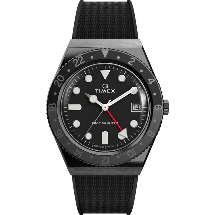 Timex Q GMT – Ref. TW2V38200-7U Gunmetal