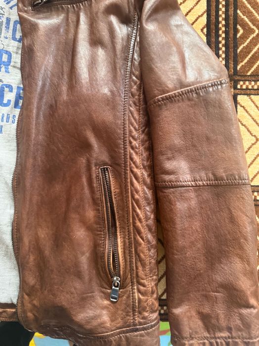 Кожено Яке -размер Л-Кенгураска кожа