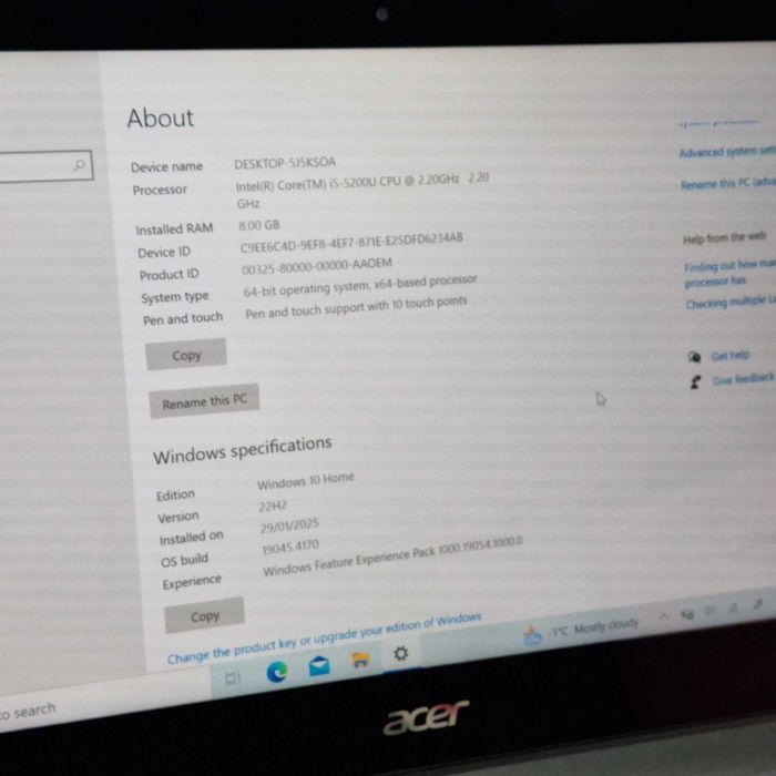 Лаптоп Acer Aspire R13 / R7-371T / i5-5200U