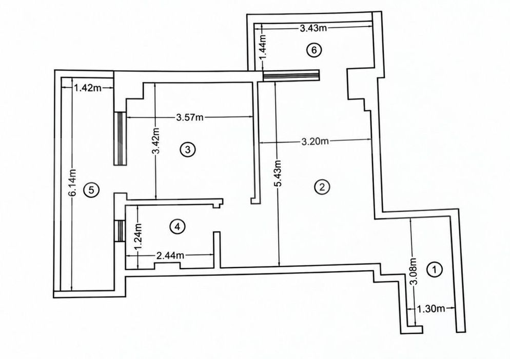 Apartament 2 camere, 54.6 mp, zona Bucium