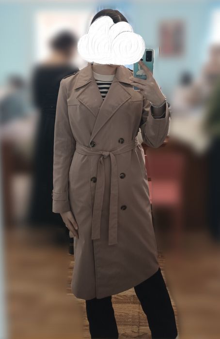 Женский плащ тренч