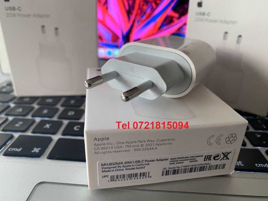 Incarcator Apple de 20w cu USB-C