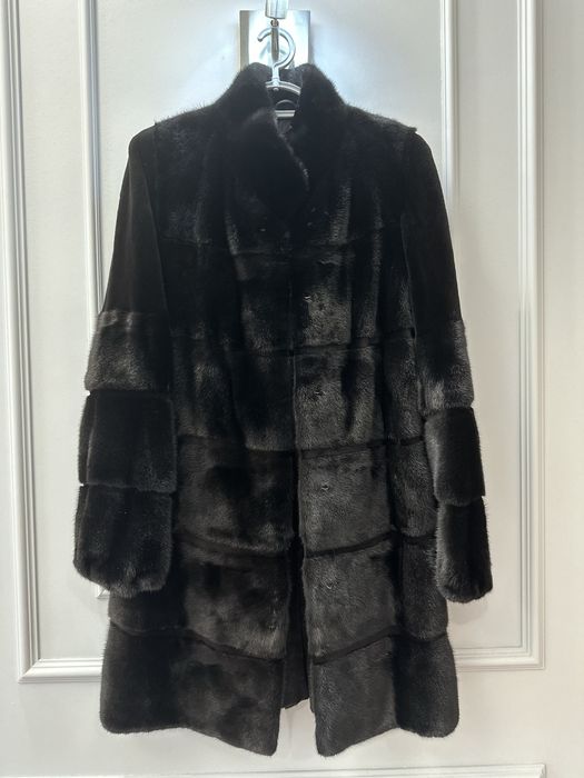 Шуба черный бриллиант трансформер