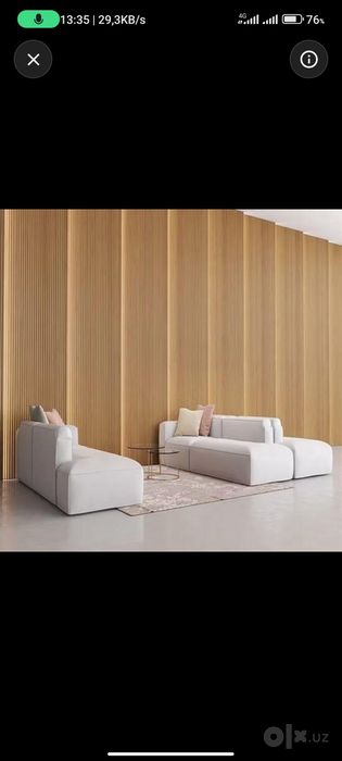 Bambuk panel zamonaviy dezaynda