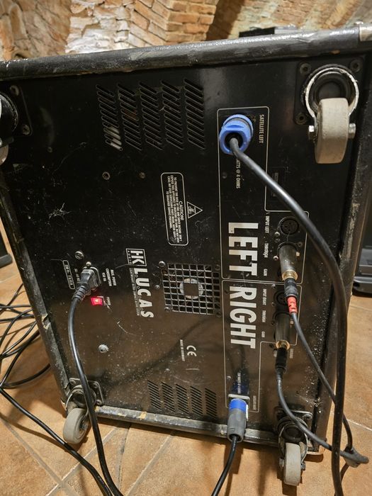 Boxe active HK Linear5 mk1 112FA 1000w/Hk Lucas 2.1/Sennheiser EW100G3/E945