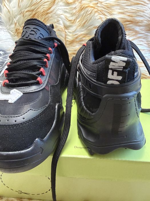 Adidasi Off-White ODSY-1000 Black/Red – Full Set (Cutie + Săculeț)