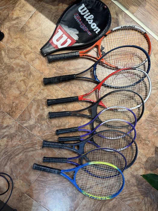 9 Тенис ракети Head,Wilson (90 лв обща цена) тенис ракета
