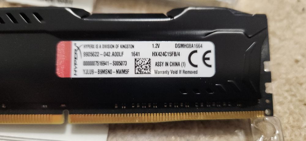 HyperX Fury 2x4gb рам памет