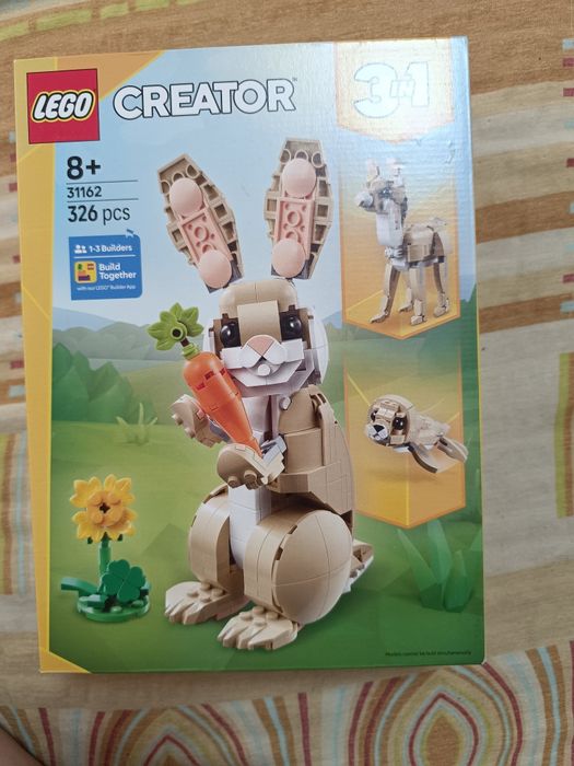 LEGO® Creator 3 in 1 - Iepuras dragalas 31162, 326 piese