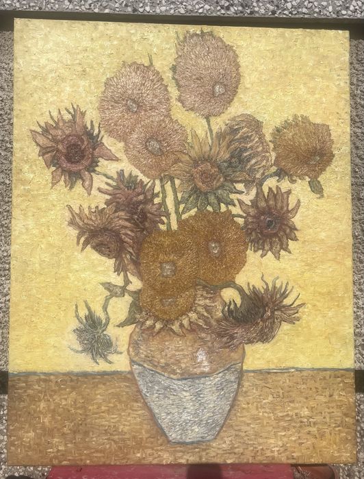 Картина вдъхновена от Ван Гог- “слънчогледи” 90х70