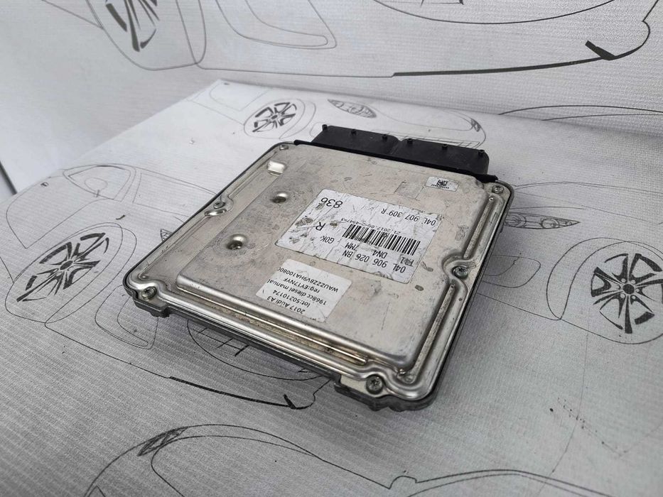 Calculator Motor / ECU Bosch Audi A3 8V 2017 / 2013-2019 Cod OEM 04L907309R (5C2)